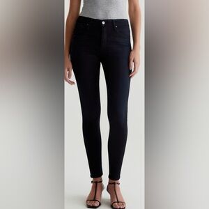AG Adriano Goldschmied The Farrah Skinny Ankle Dark Indigo/Black Size 27